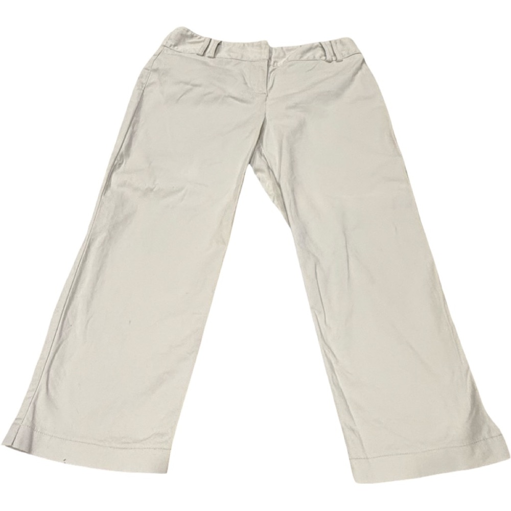 LOFT Stretch Cream Trousers